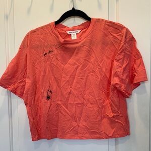 ATHLETA Women's True Cotton Crop Tee Size S